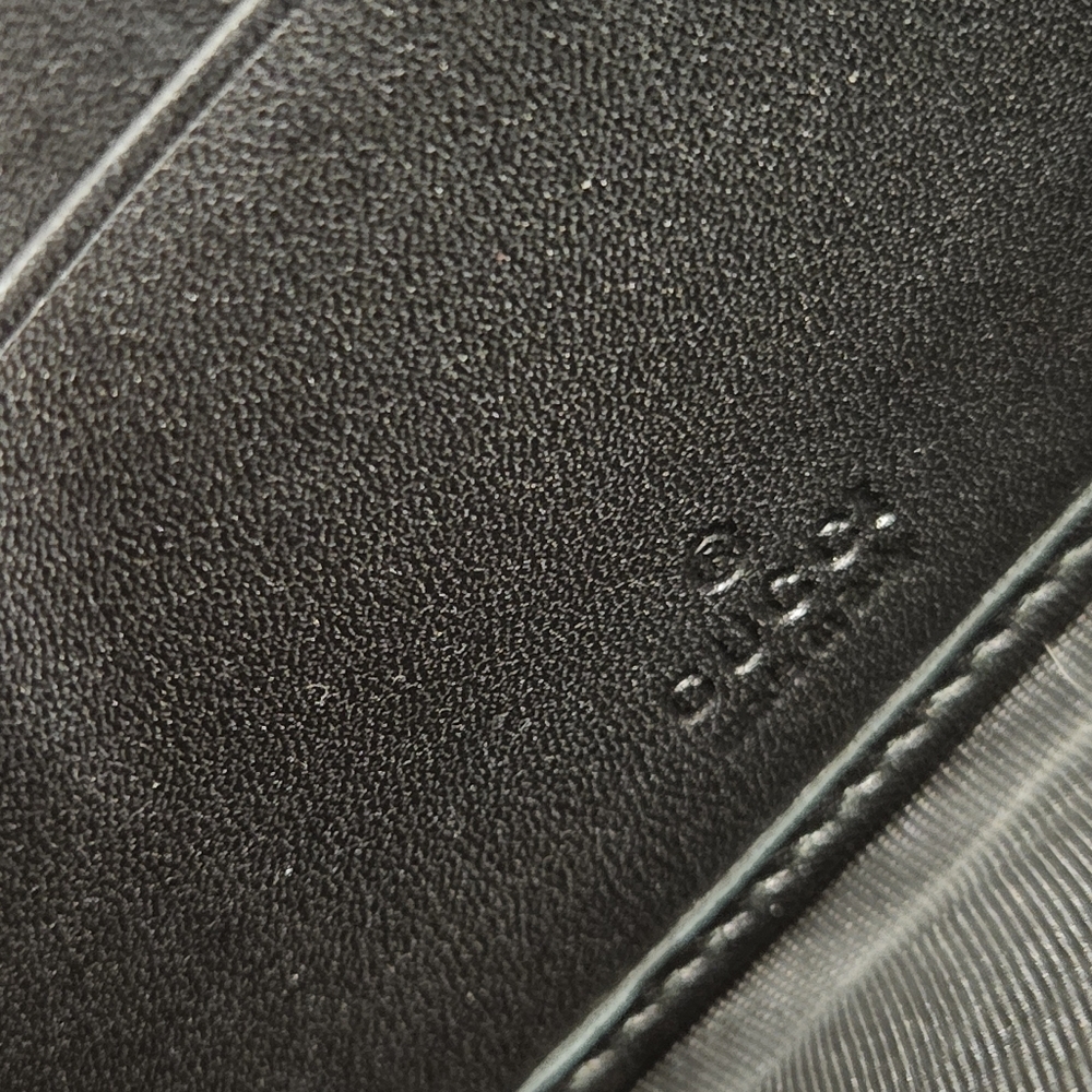 GUCCI GG MARMONT Black Zip Around Long Leather Wallet + Branded Hard Box - Picture 9 of 14